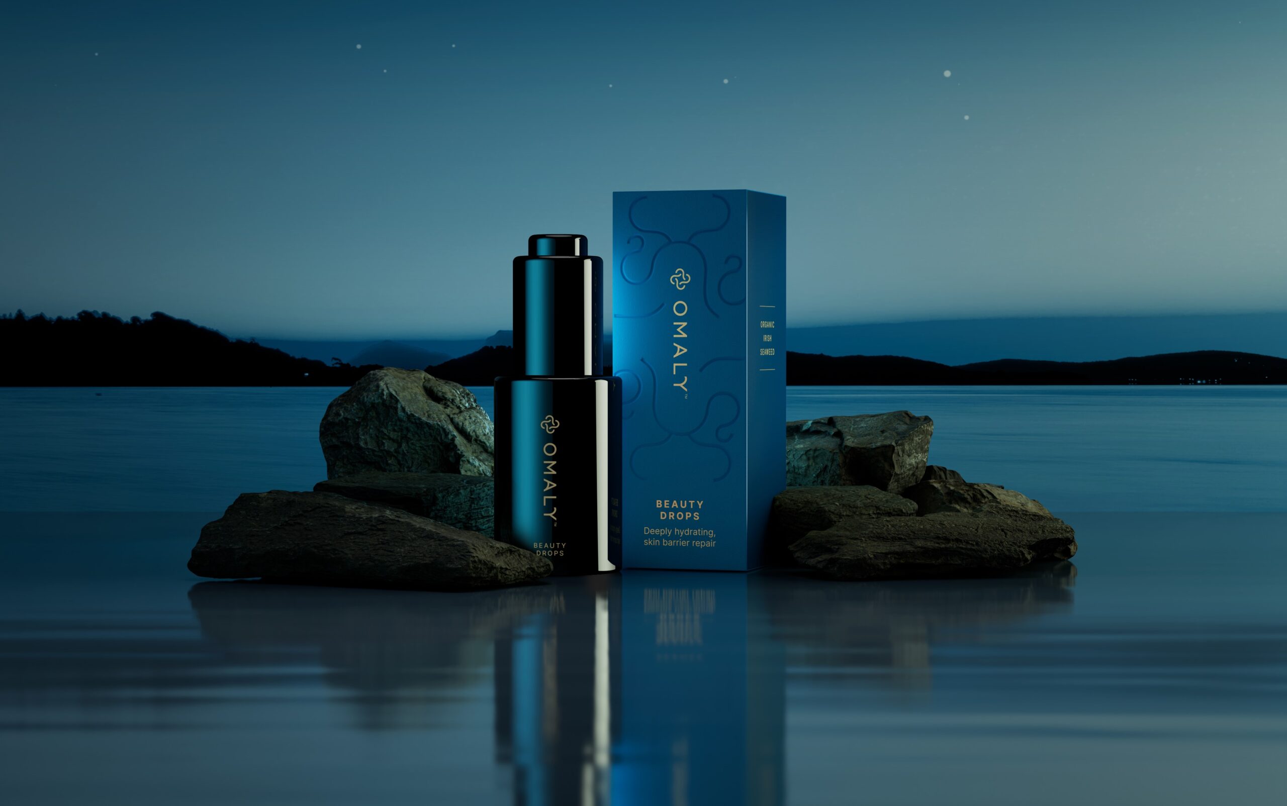 Omaly beauty drops and box